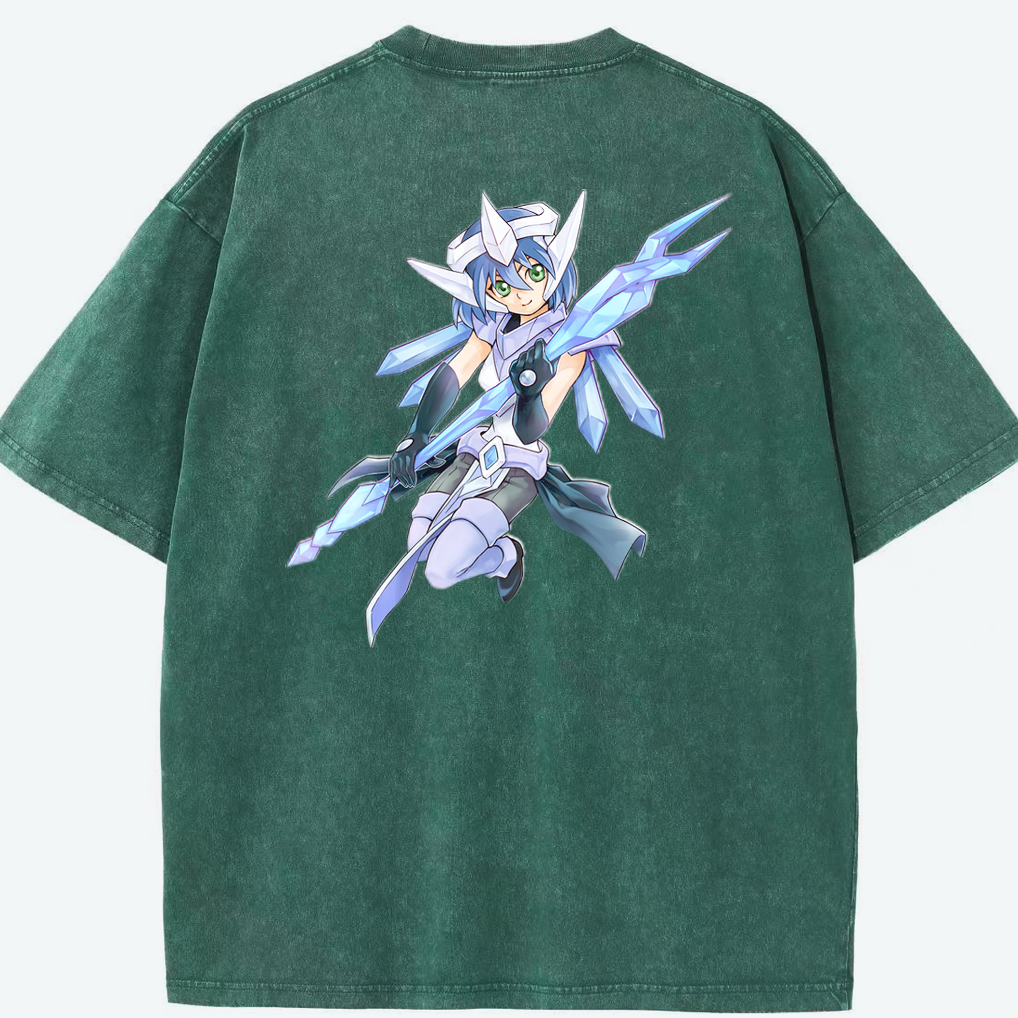 （画像用） 遊☆戯☆王 Yu-Gi-Oh! 綿100% ヴィンテージ風 半袖Tシャツ（背面プリント）